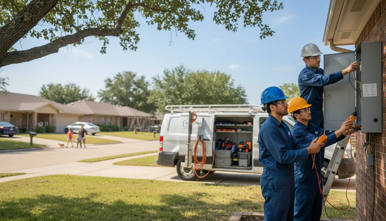 Certified electrician providing emergency electrical services in Mecca, IN